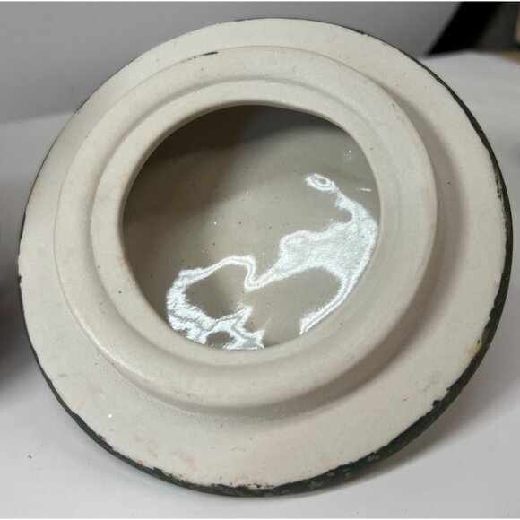 Vintage Ceramic Santa Cookie Jar With Lid - Picture 5 of 8